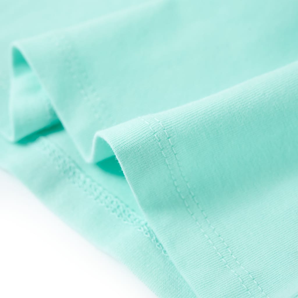 vidaXL Kids'T-shirt Light Aqua 140 Aquamarine 116