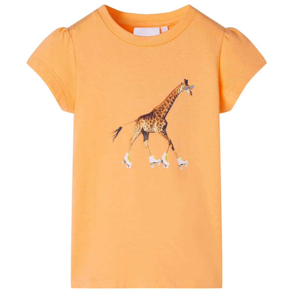 vidaXL Kids'T-shirt Light Aqua 140 Orange 116