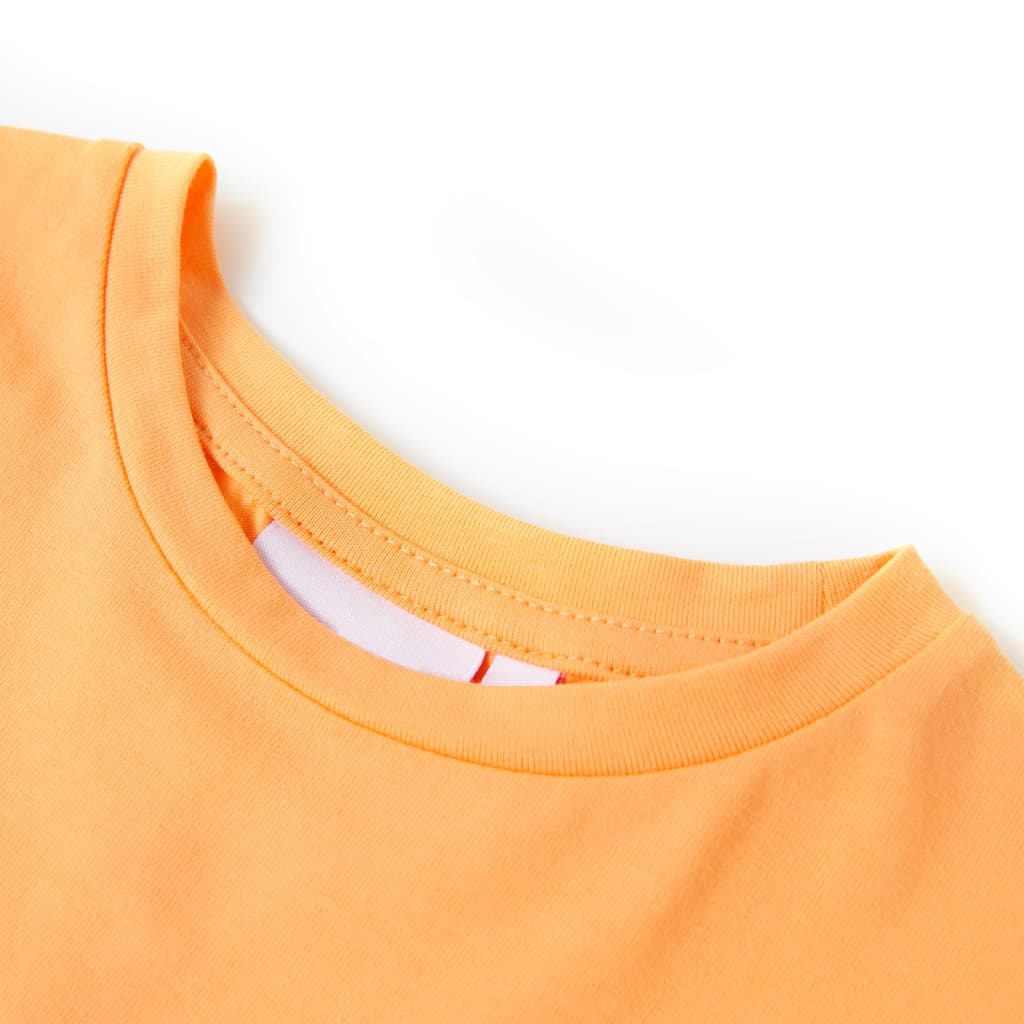 vidaXL Kids'T-shirt Light Aqua 140 Orange 116