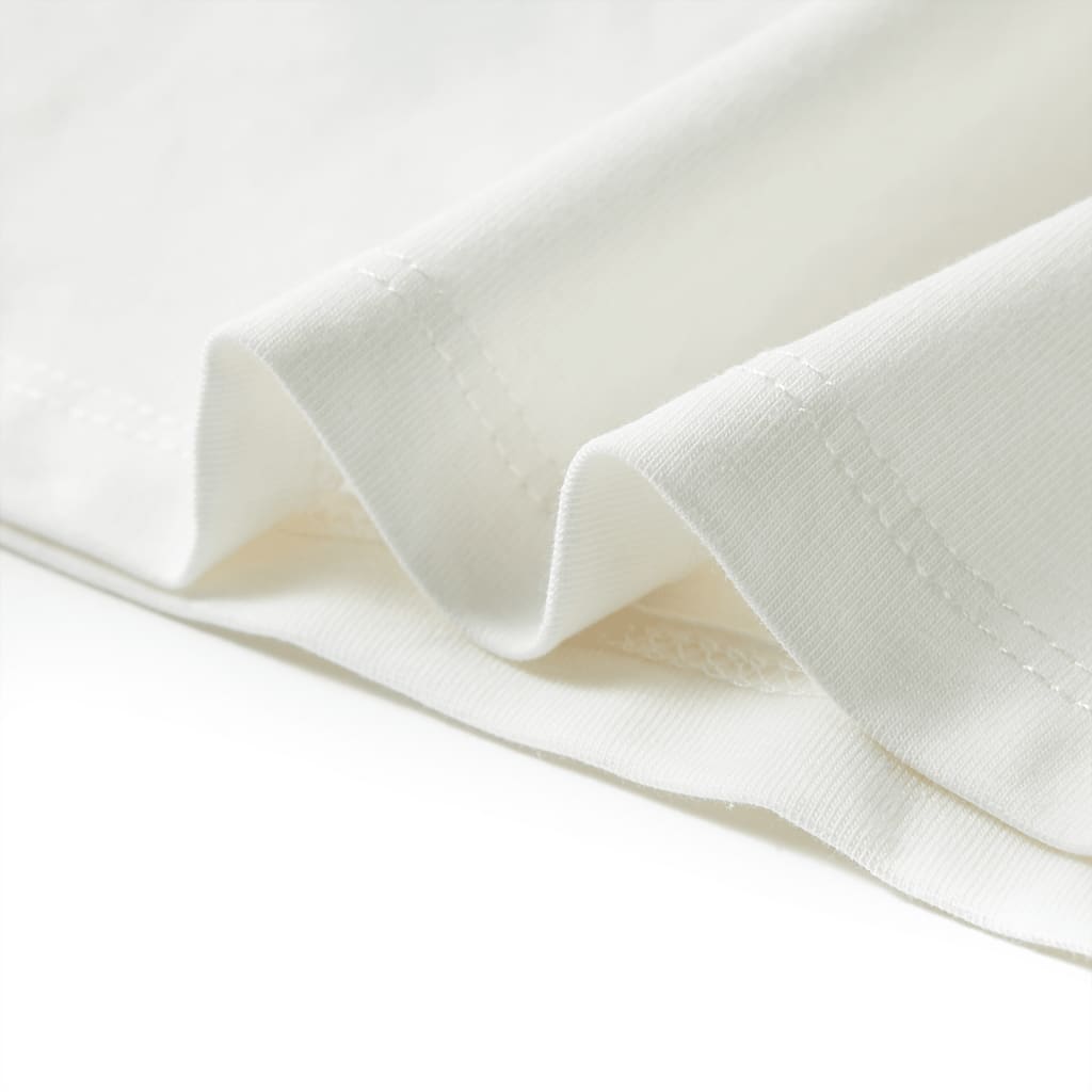vidaXL T-shirt för barn ecru 104