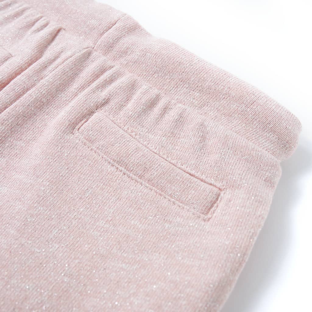 vidaXL Barnshorts med snöre blandad ljusrosa 116