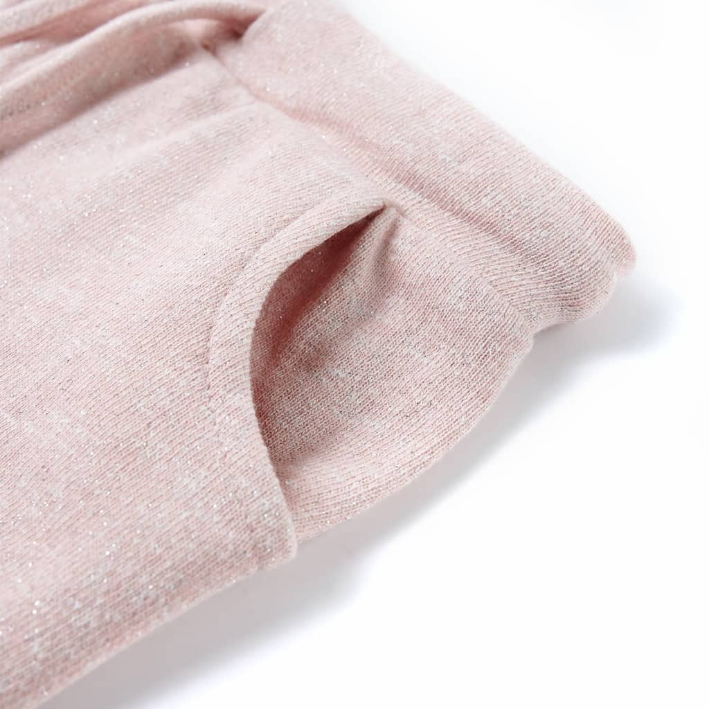 vidaXL Barnshorts med snöre blandad ljusrosa 128
