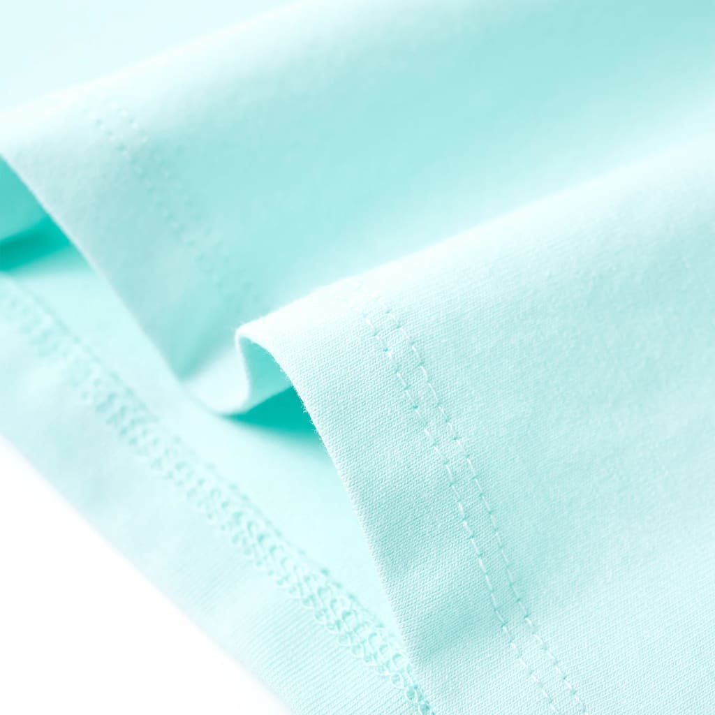 vidaXL Kids'T-shirt Peach 140 Aquamarine 140