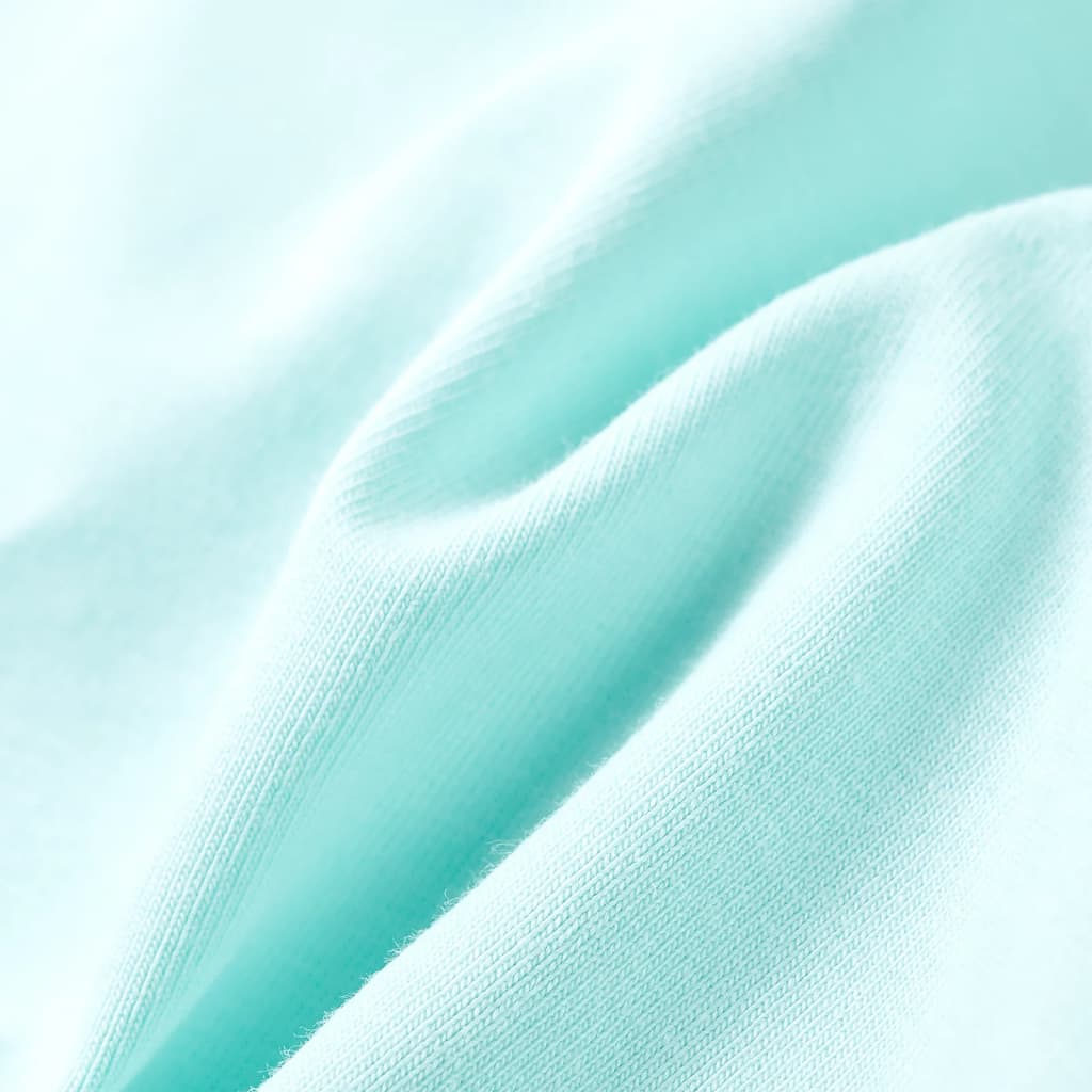 vidaXL Kids'T-shirt Peach 140 Aquamarine 140