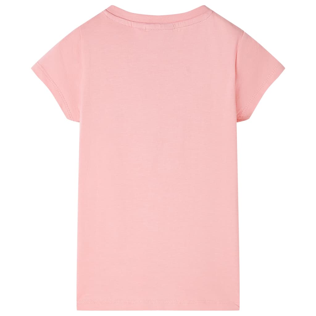 vidaXL T-shirt för barn rosa 104