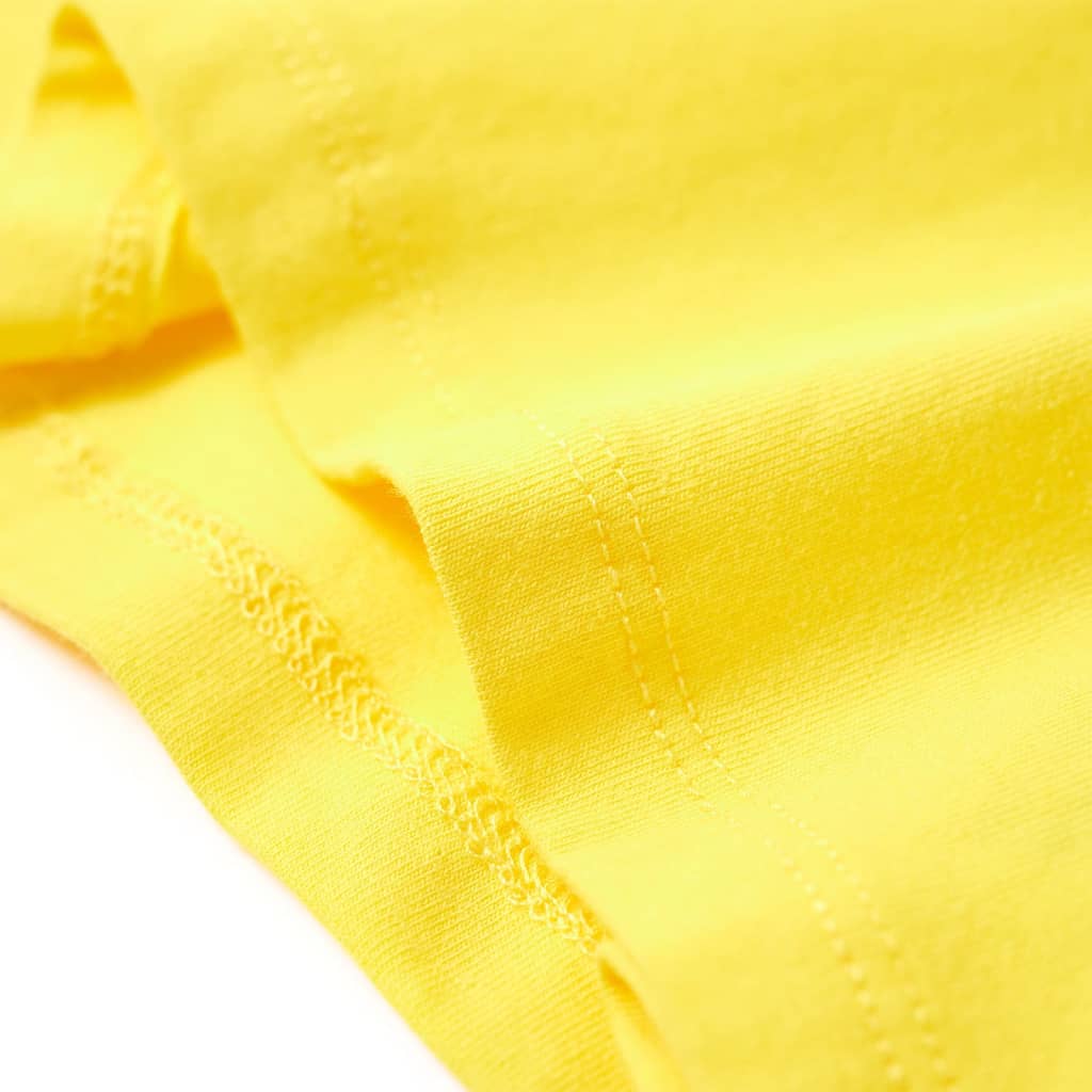 vidaXL T-shirt för barn gul 116