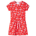 vidaXL Jumpsuit för barn röd 140