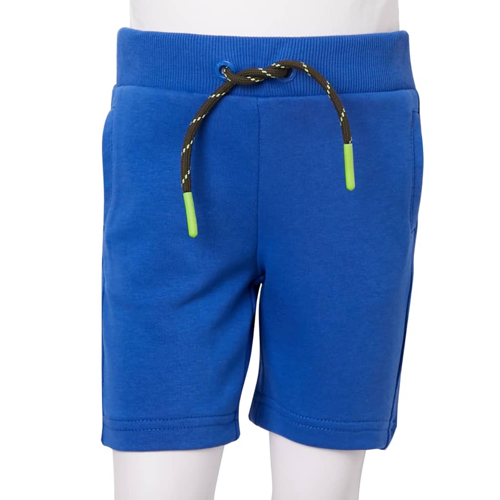 vidaXL Barnshorts med snöre blå 104