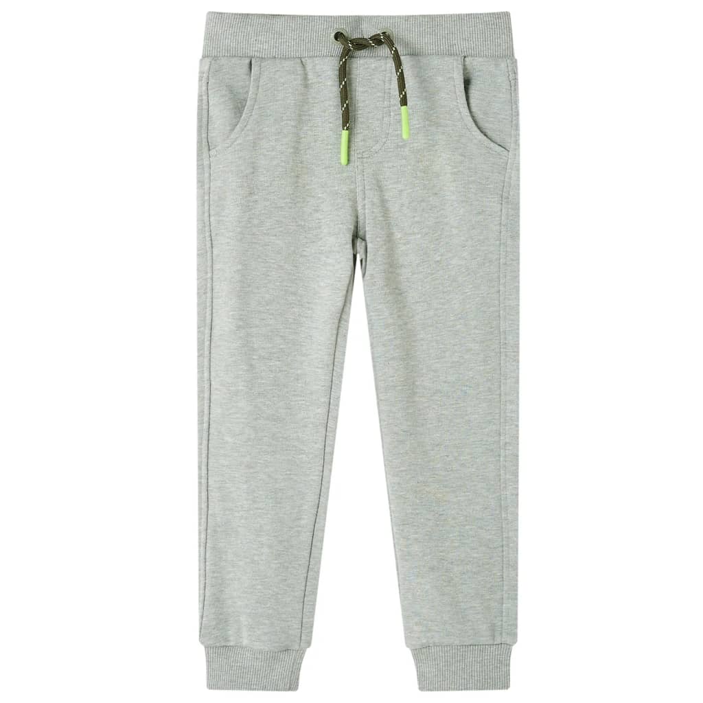vidaXL Träningsbyxor för barn khaki 92