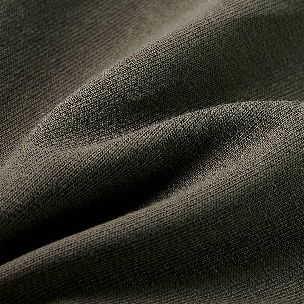 vidaXL Barnshorts med snöre mörk khaki 116