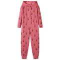 vidaXL Pyjamas med huva för barn gammalrosa 92