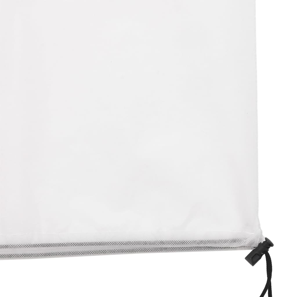 vidaXL Fiberdukar med blixtlås 2 st 70 g/m² 3,93x3,5 m