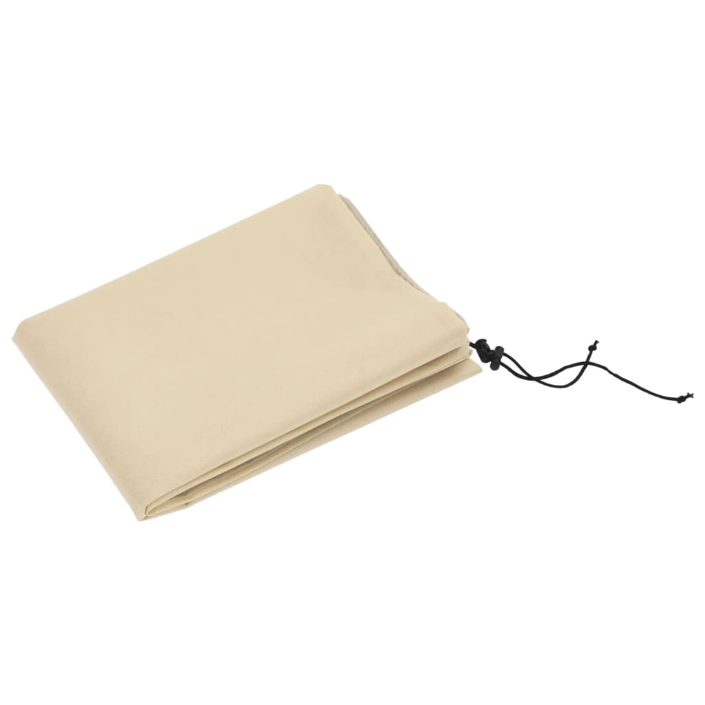 vidaXL Fiberdukar med blixtlås 4 st 70 g/m² 1x1,55 m