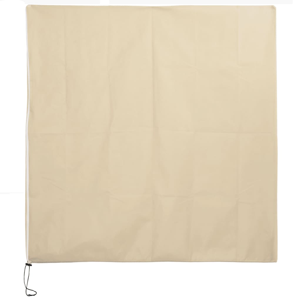 vidaXL Fiberdukar med blixtlås 4 st 70 g/m² 1,55x1,55 m