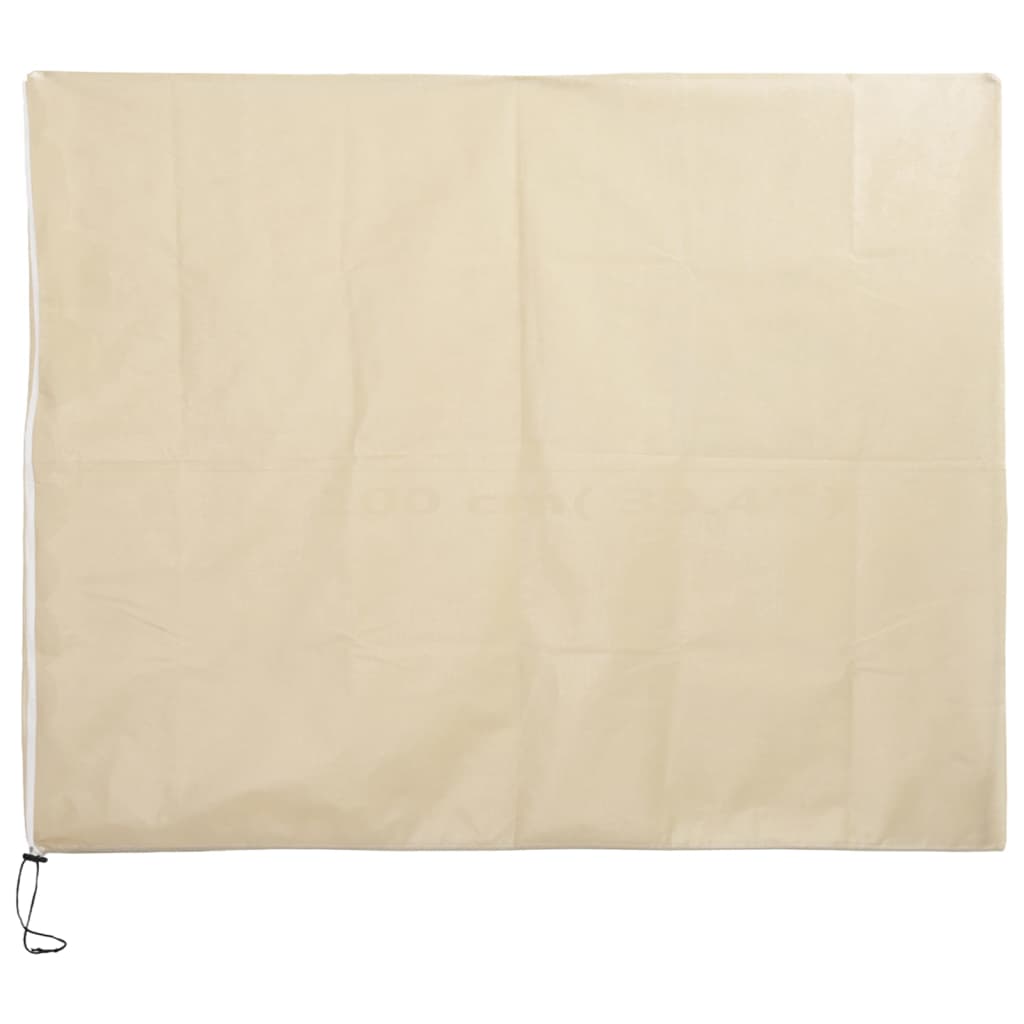 vidaXL Fiberdukar med blixtlås 2 st 70 g/m² 3,14x2,5 m