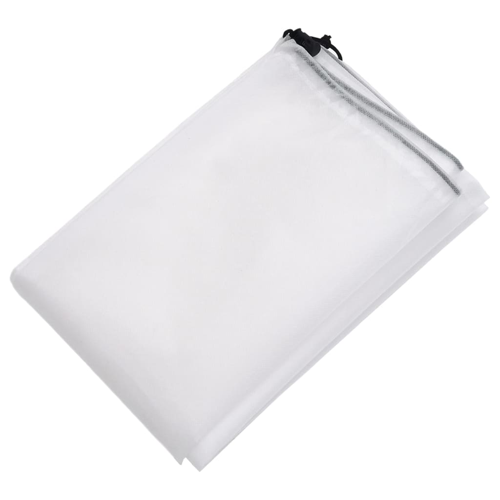 vidaXL Fiberdukar med dragsko 12 st 70 g/m² 0,8x1 m