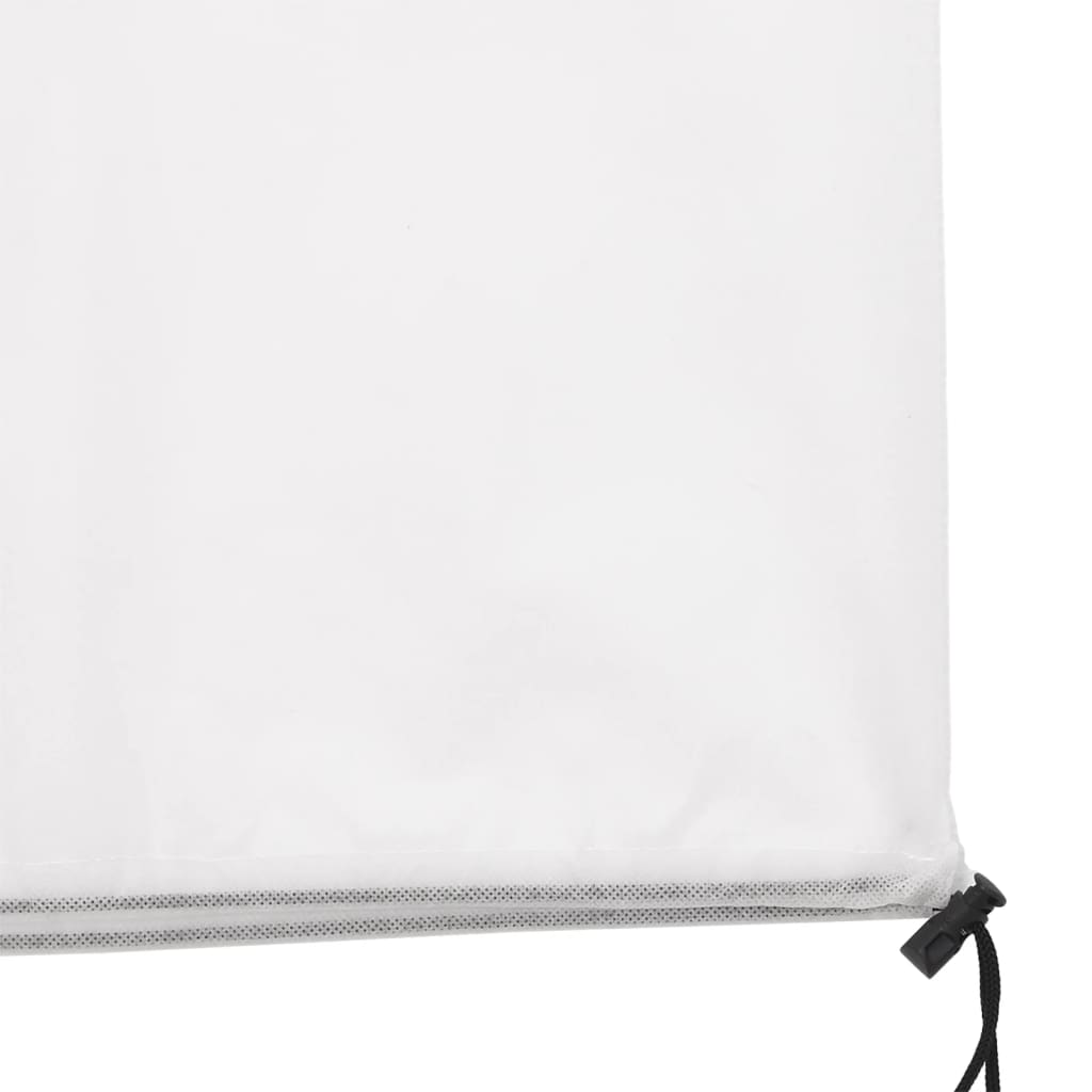 vidaXL Fiberdukar med dragsko 12 st 70 g/m² 0,8x1 m