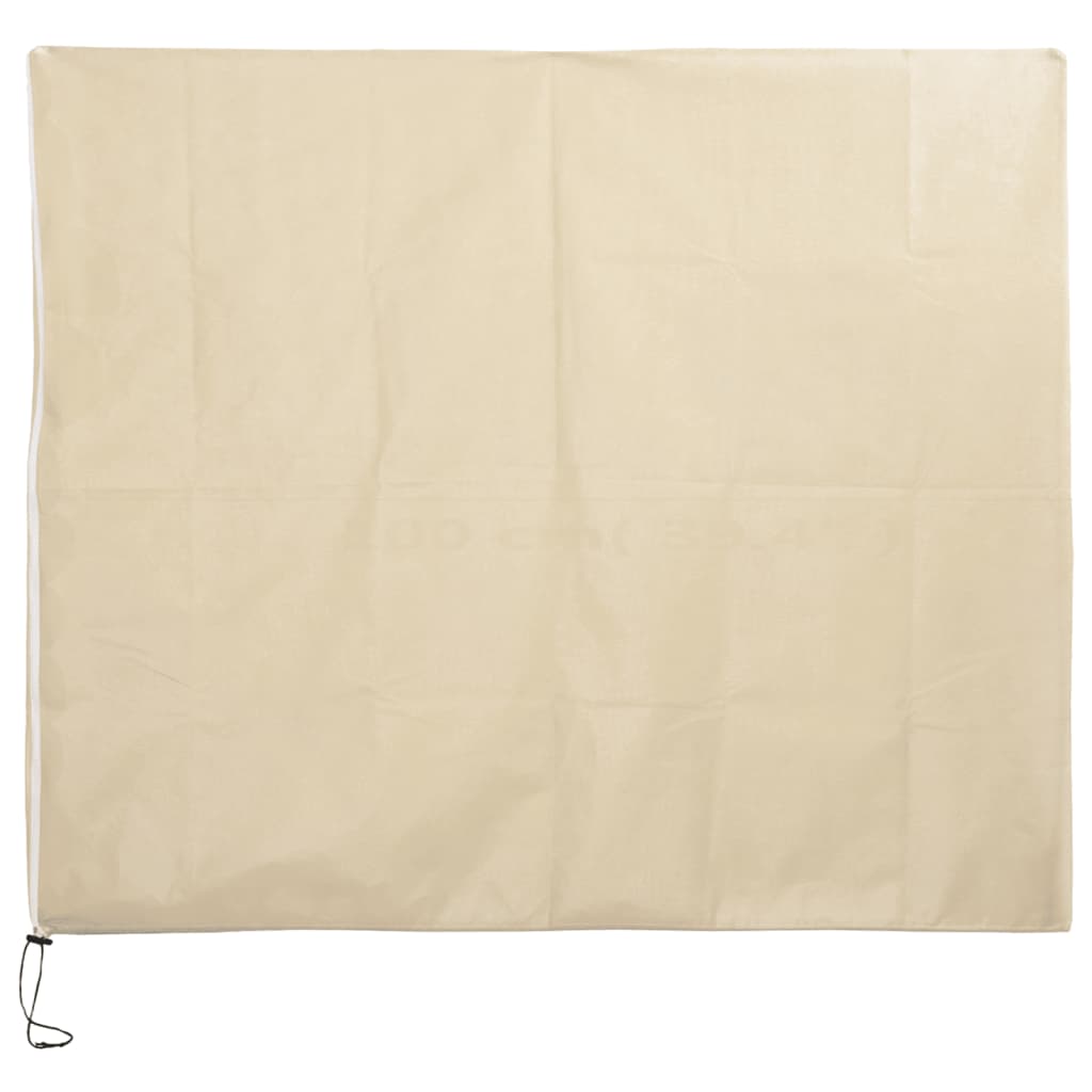 vidaXL Fiberdukar med blixtlås 10 st 70 g/m² 2,36x2 m
