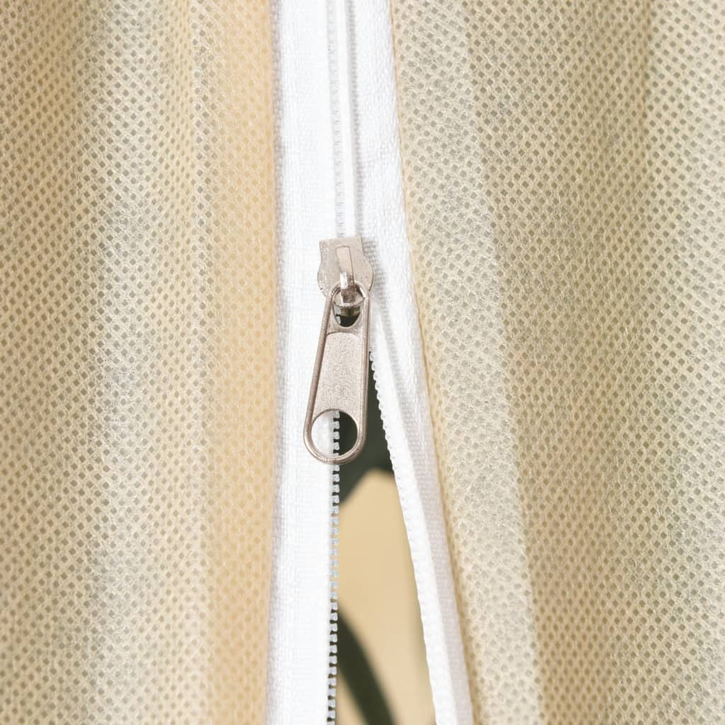vidaXL Fiberdukar med blixtlås 10 st 70 g/m² 3,93x3,5 m