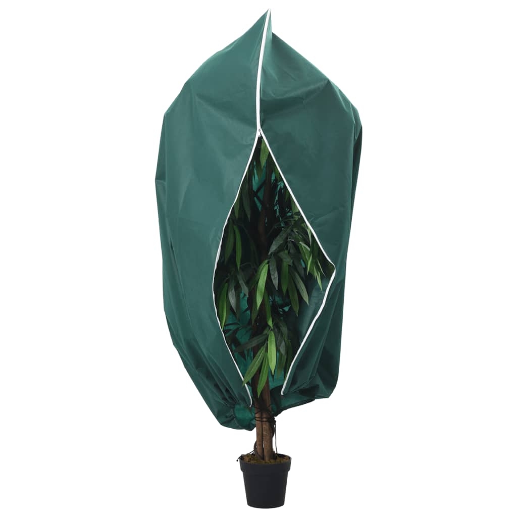 vidaXL Fiberdukar med blixtlås 10 st 70 g/m² 2,36x2 m