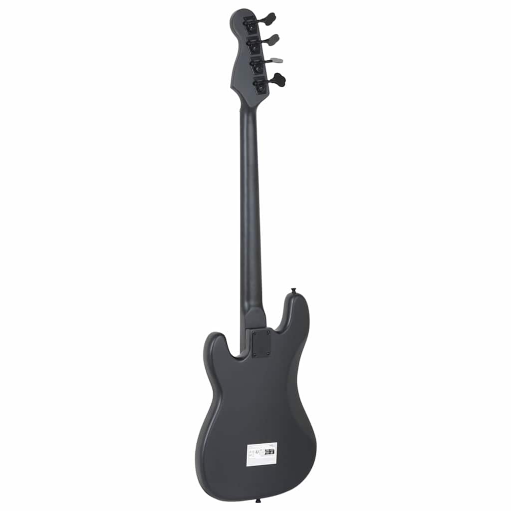 vidaXL Elektrisk basgitarr för nybörjare med väska svart 4/4 46