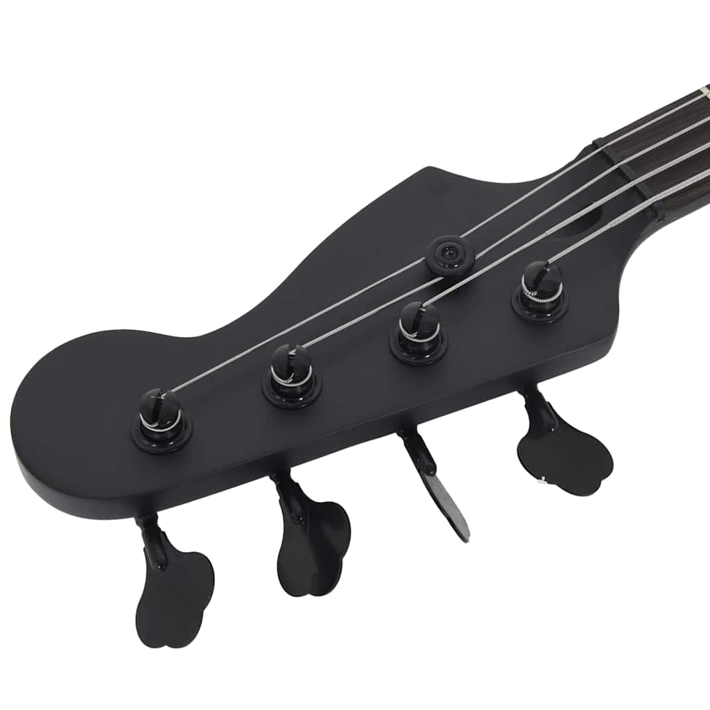vidaXL Elektrisk basgitarr för nybörjare med väska svart 4/4 46
