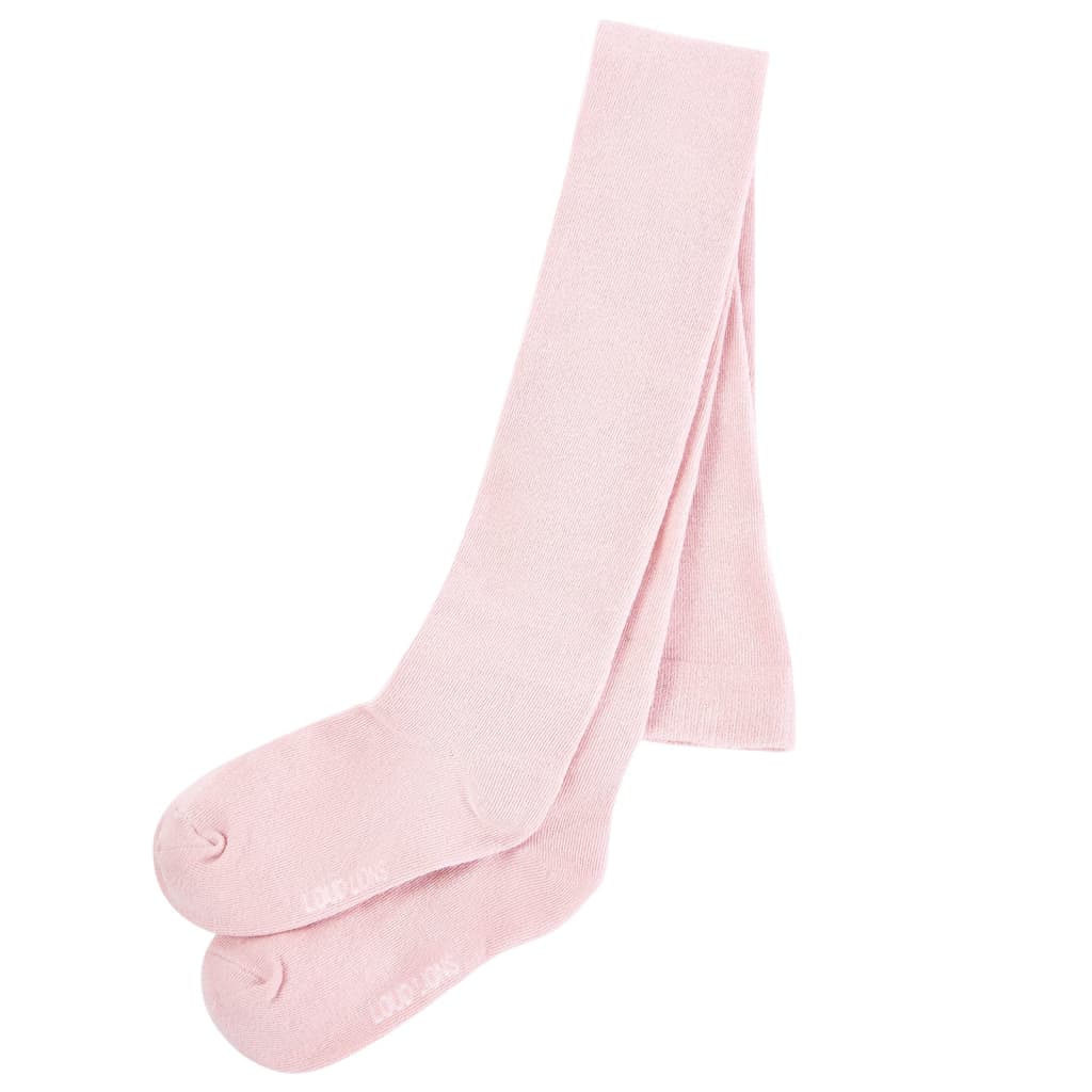 vidaXL Strumpbyxor för barn svagt rosa 128