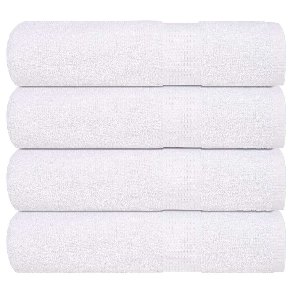 vidaXL Handdukar FROGN 4 st vit 50x100 cm 360 gsm
