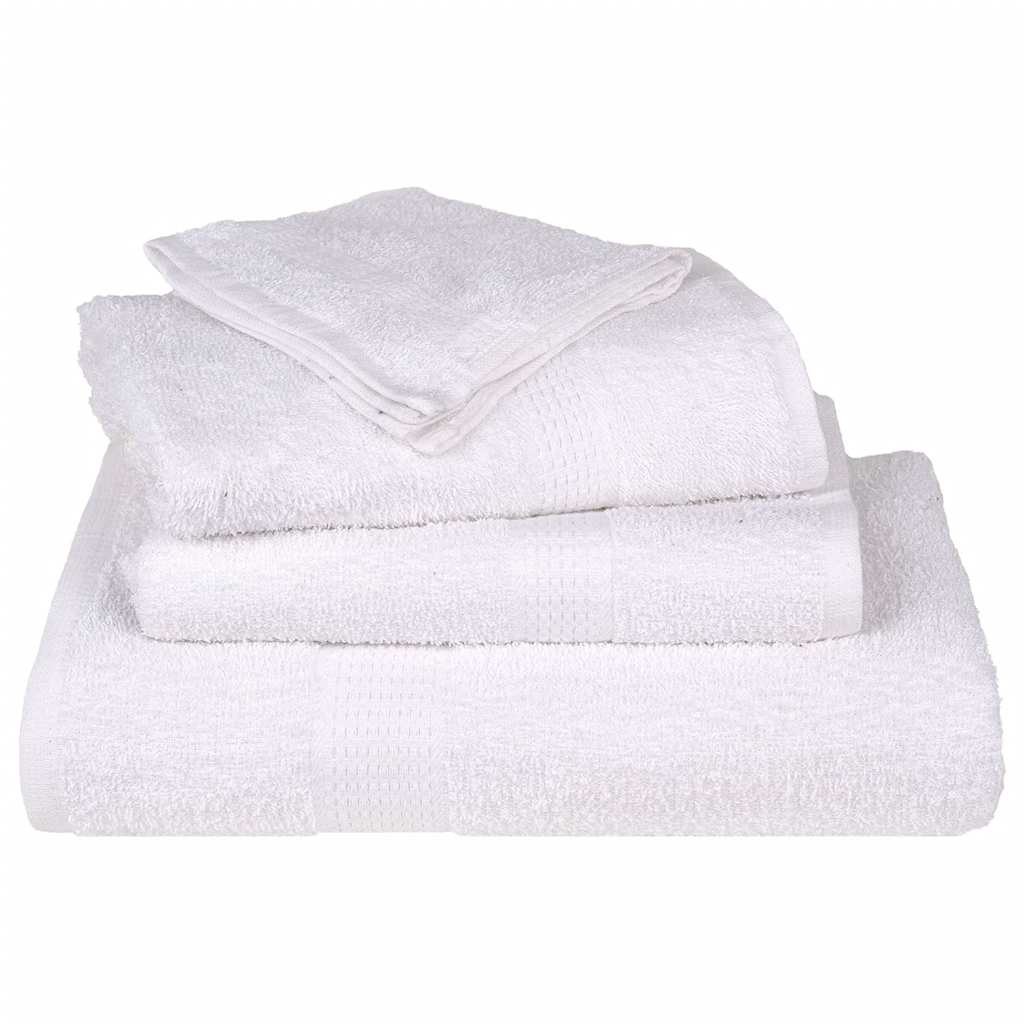 vidaXL Badlakan FROGN 2 st vit 100x150 cm 360 gsm