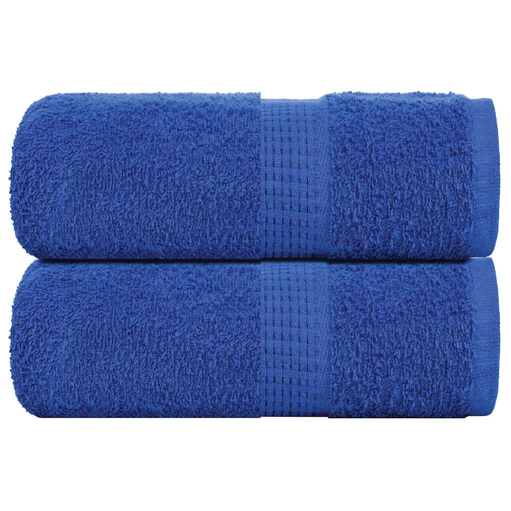 vidaXL Tvätthanddukar FROGN 2 st blå 30x30 cm 360 gsm