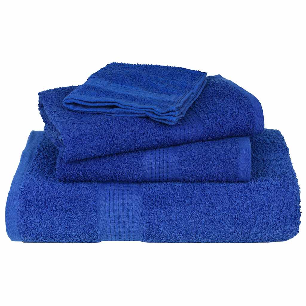 vidaXL Tvätthanddukar FROGN 2 st blå 30x30 cm 360 gsm