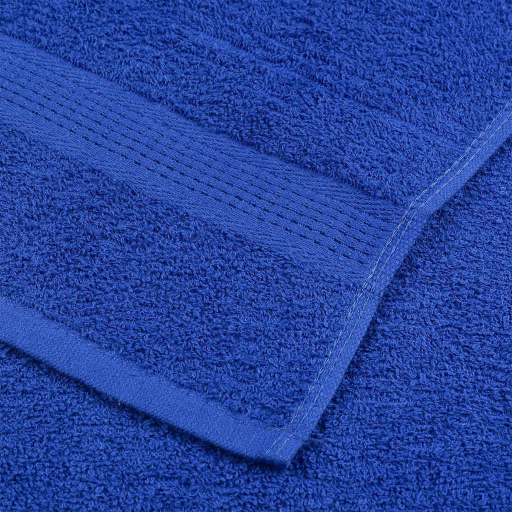vidaXL Duschhanddukar FROGN 10 st blå 70x140 cm 360 gsm