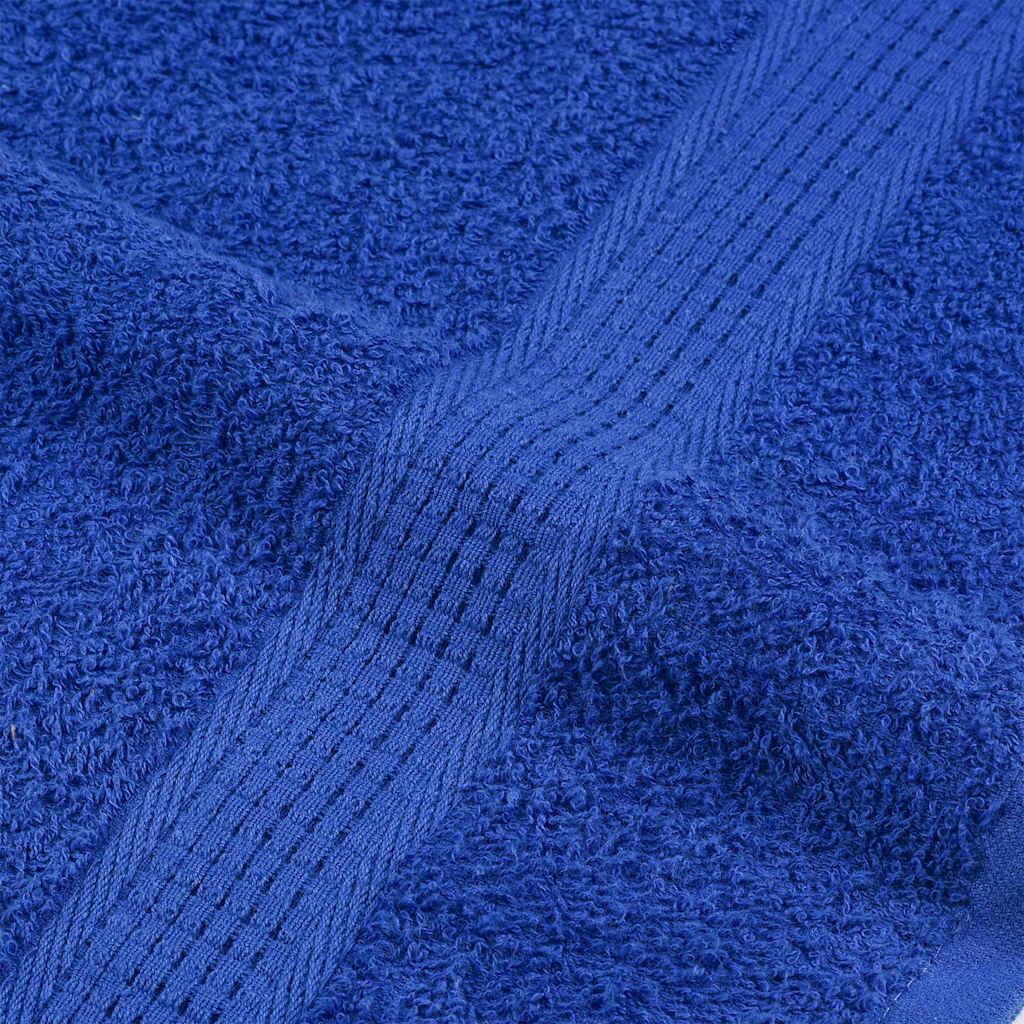 vidaXL Duschhanddukar FROGN 10 st blå 70x140 cm 360 gsm
