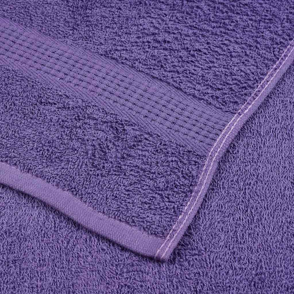 vidaXL 6-delat handduksset FROGN lila 360 gsm