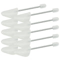 vidaXL Skoblock 5 par vit EU 35-38 plast
