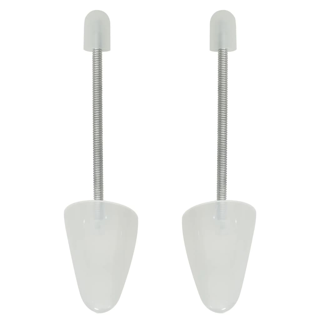vidaXL Skoblock 5 par vit EU 35-38 plast