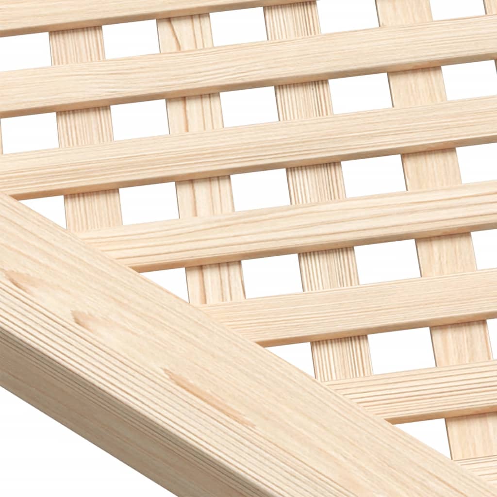 vidaXL Skåpluckor gallerdesign 2 st 49,5x39,5 cm massiv furu