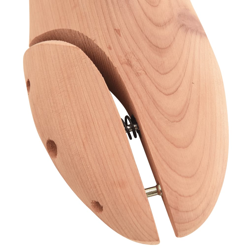 vidaXL Skoblock med skohorn EU 36-37 massivt cederträ