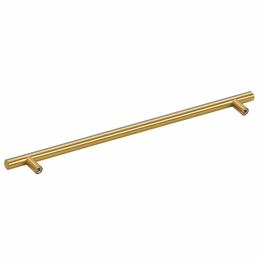 vidaXL Skåphandtag 5 st guld 480 mm rostfritt stål