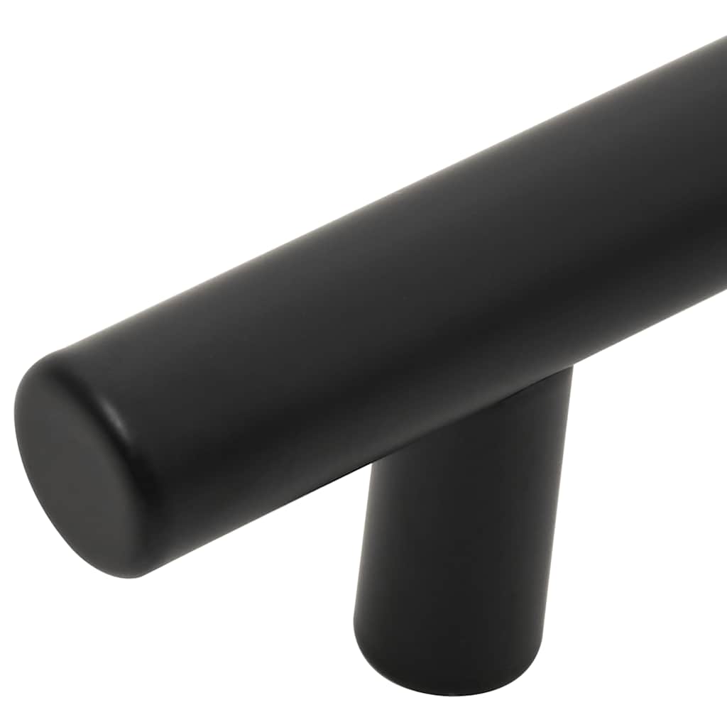 vidaXL Skåphandtag 5 st svart 192 mm rostfritt stål