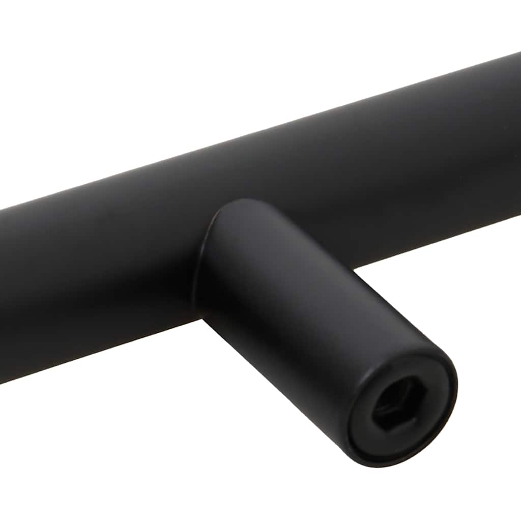 vidaXL Skåphandtag 5 st svart 320 mm rostfritt stål