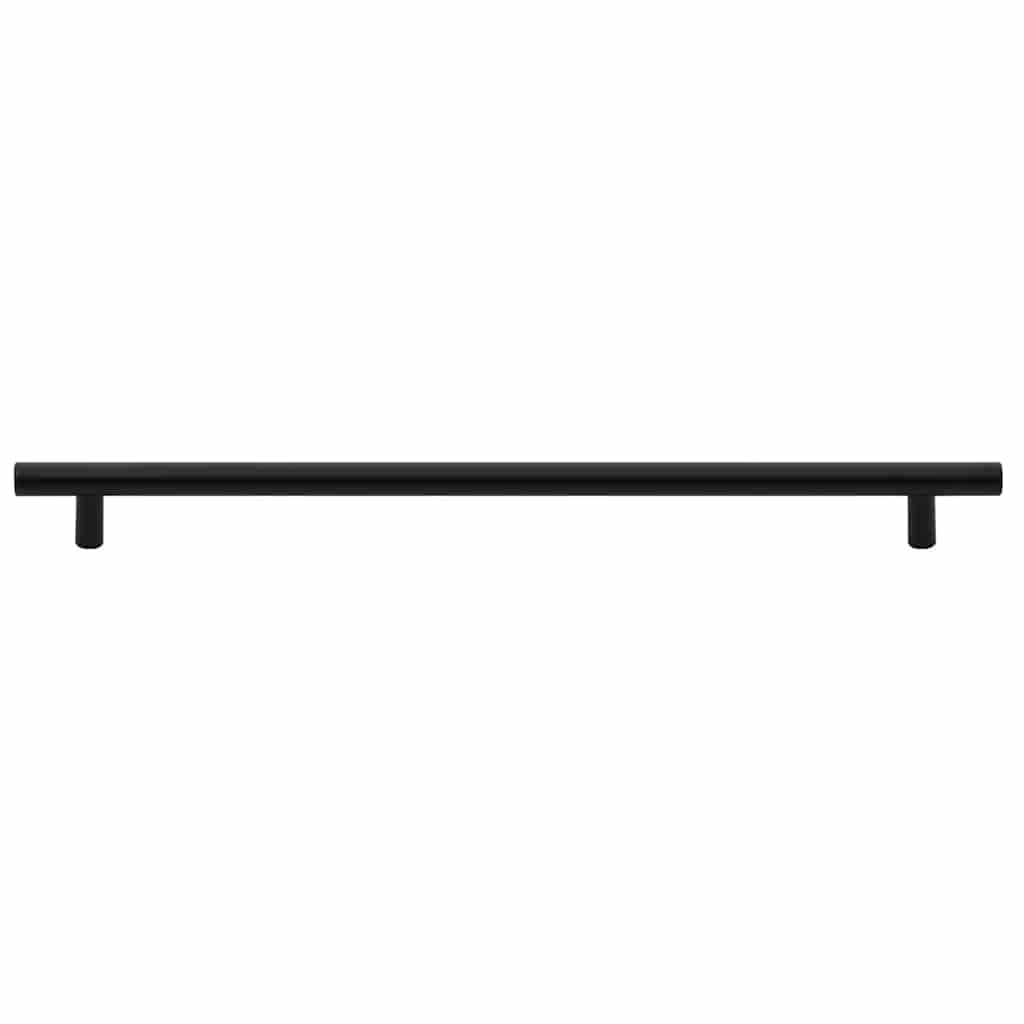 vidaXL Skåphandtag 5 st svart 480 mm rostfritt stål