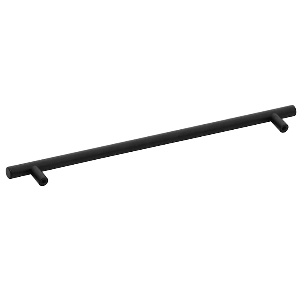 vidaXL Skåphandtag 5 st svart 480 mm rostfritt stål
