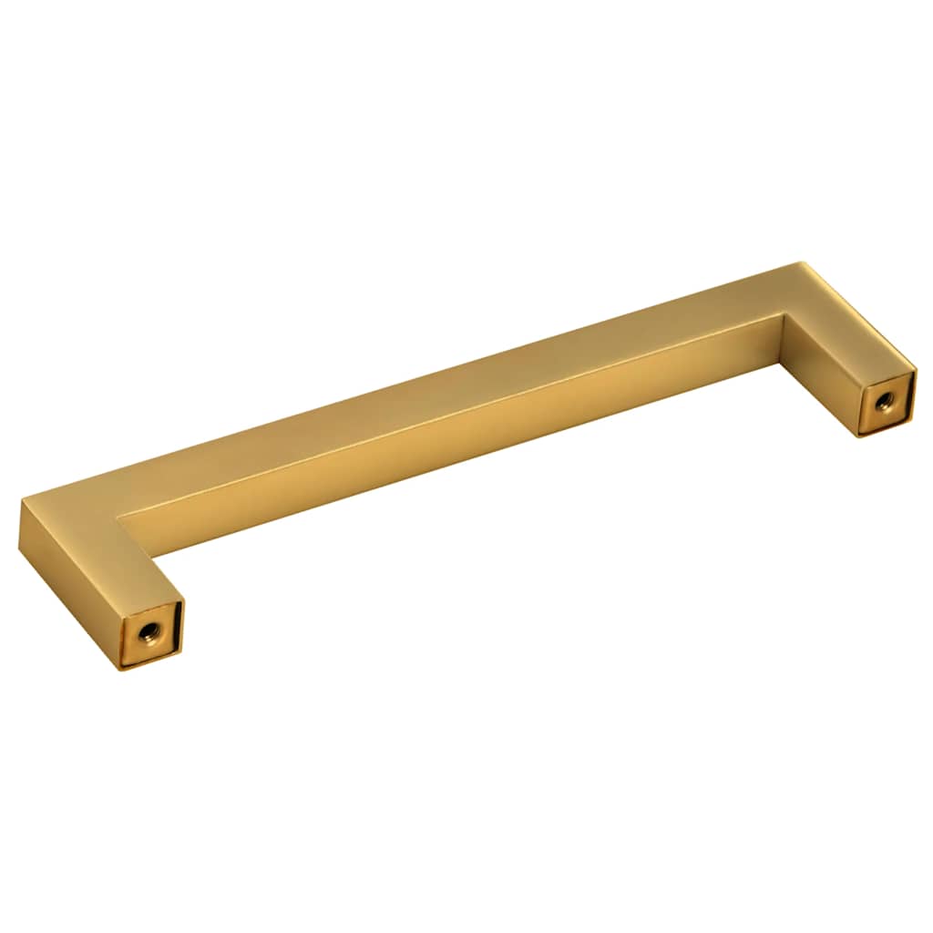 vidaXL Skåphandtag 10 st guld 128 mm rostfritt stål