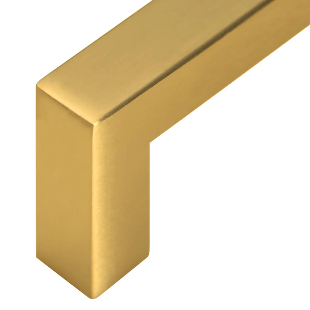 vidaXL Skåphandtag 10 st guld 128 mm rostfritt stål