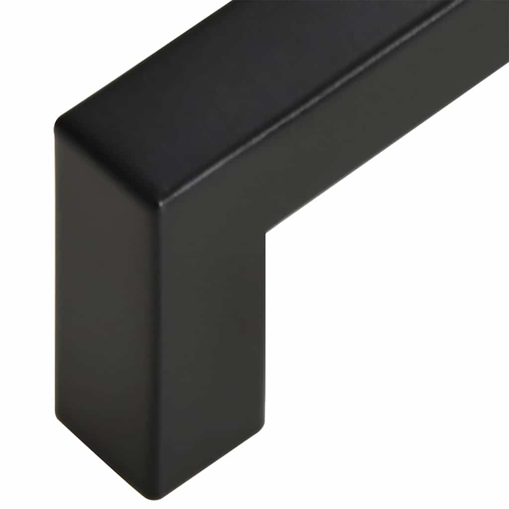 vidaXL Skåphandtag 5 st svart 224 mm rostfritt stål