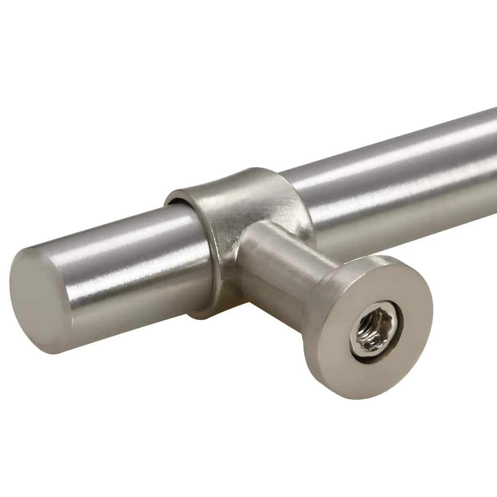 vidaXL Skåphandtag 5 st silver 192 mm rostfritt stål
