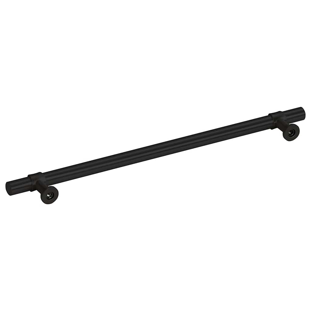 vidaXL Skåphandtag 5 st svart 224 mm rostfritt stål