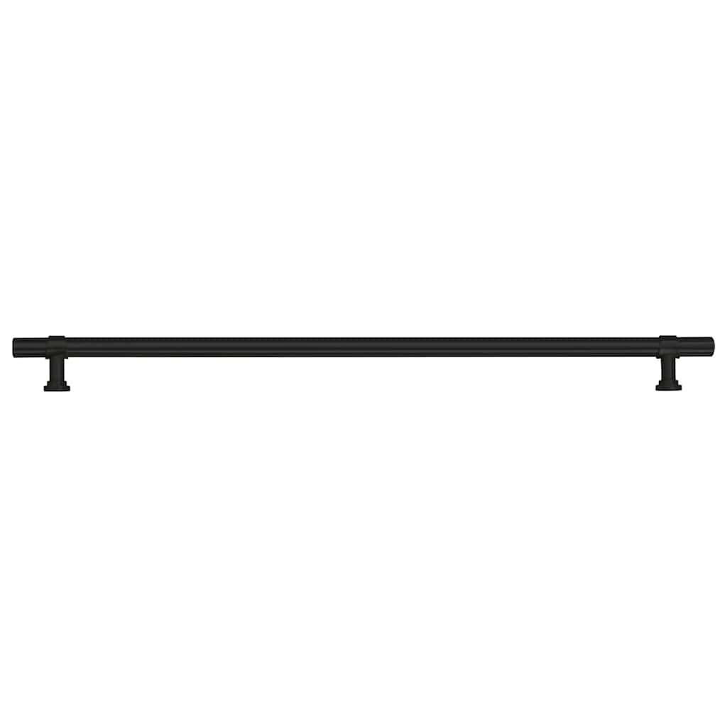 vidaXL Skåphandtag 5 st svart 320 mm rostfritt stål