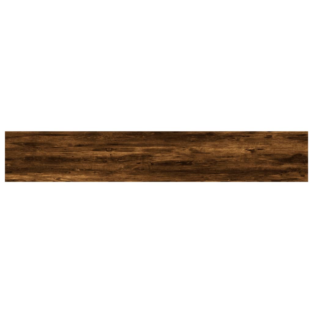 vidaXL Vägghyllor 4 st rökfärgad ek 60x10x1,5 cm konstruerat trä